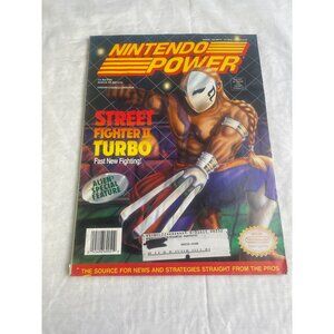 Nintendo Power Magazine Vol#51 Street Fighter II Turbo w/ Poster SKU 3090